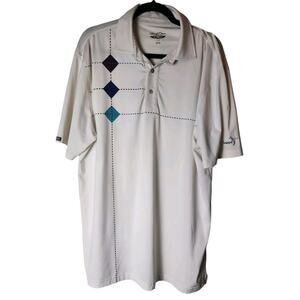 Straight Down Sandpiper Club Logo Golf Polo Shirt Mens Large Retro Lightweight